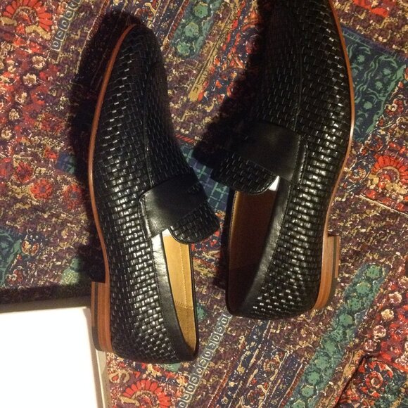 Curatore Men\'s Conte Woven Black leather Loafers - 11 (EU44) - New with Box main image 9